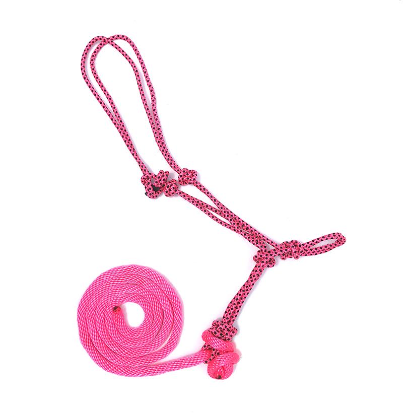 HALTER/LEAD MTN PINK/BLACK