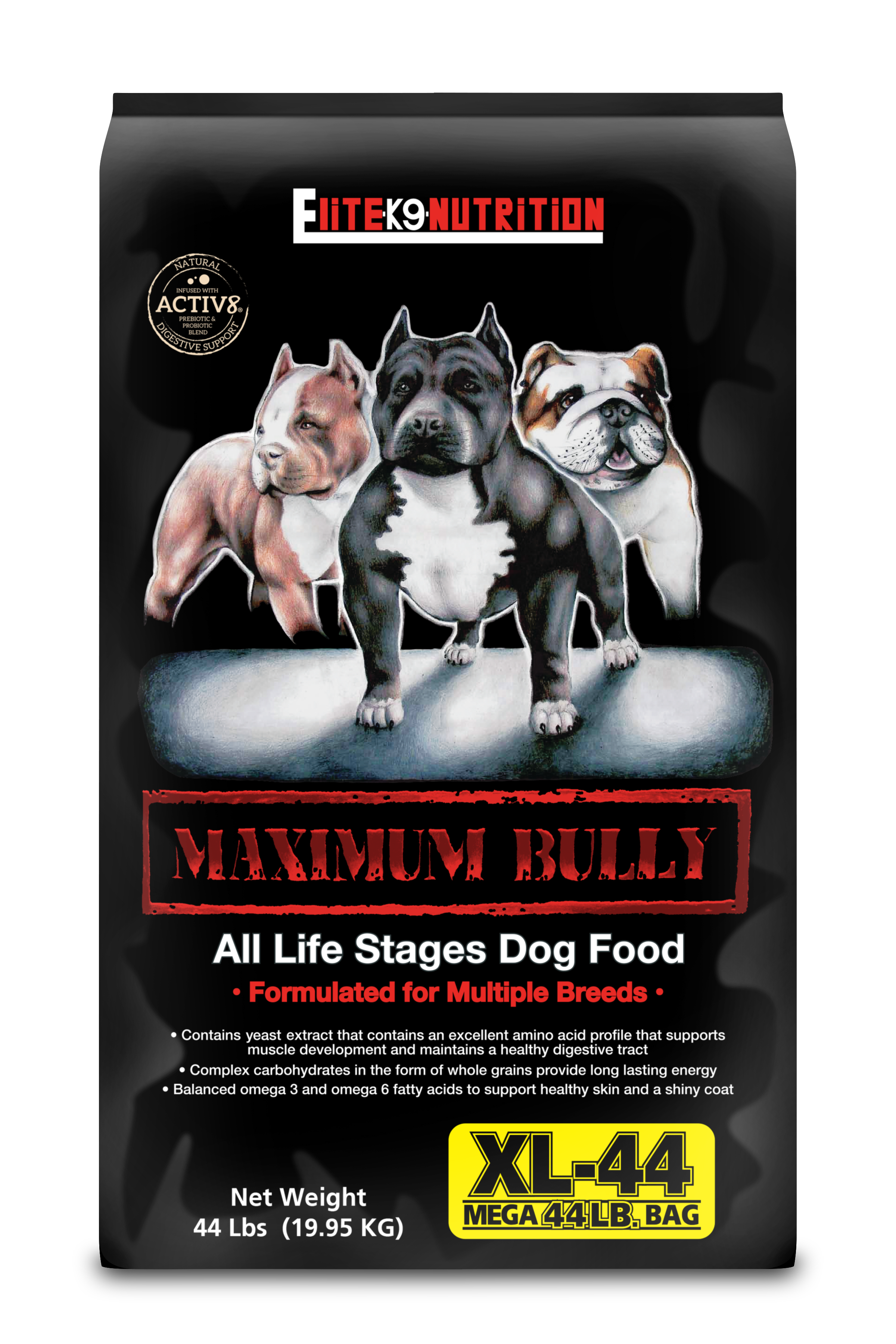 MAXIMUM BULLY DOG 44LB