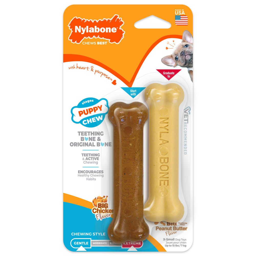 Nylabone Classic puppy 2ct
