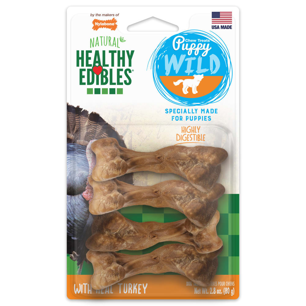 Nylabone Puppy Turkey Chew 4ct