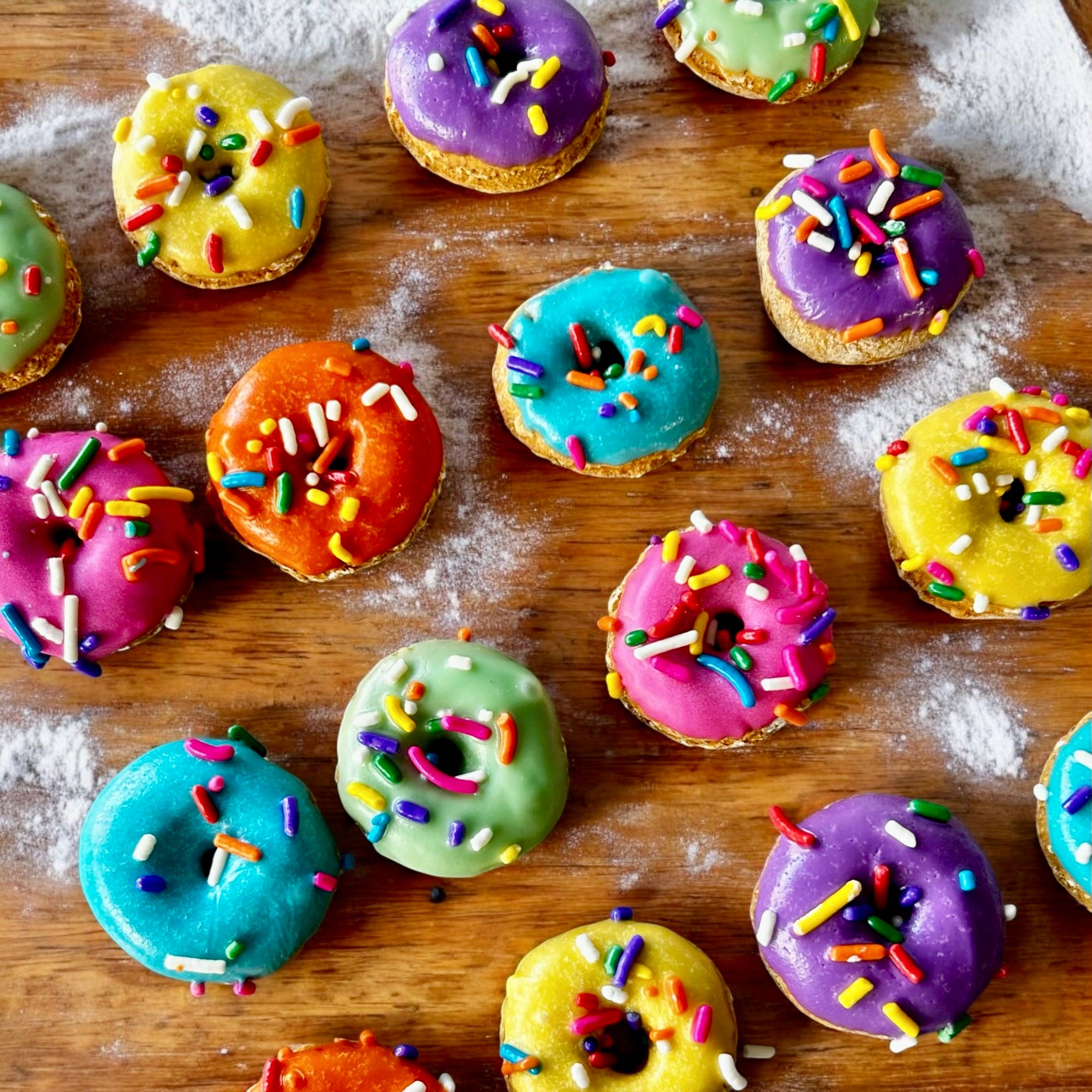 Mini 🍩 donut dog treats