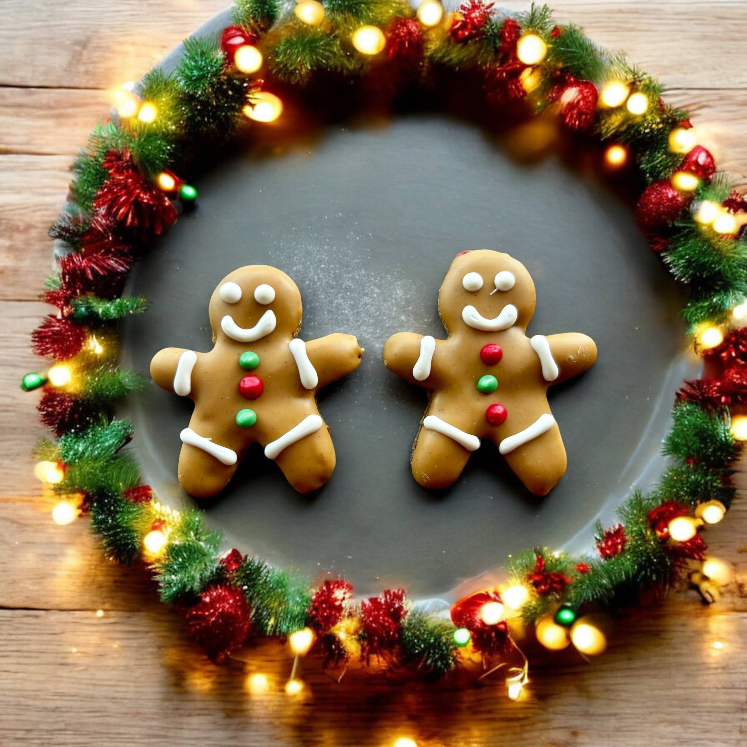 Mini Gingerbread Men dog treat