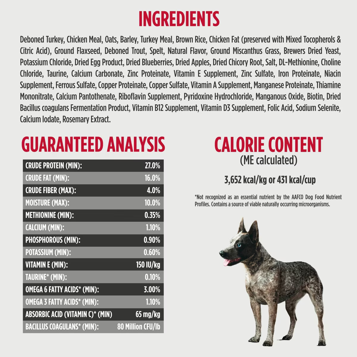 Nulo Frontrunner Ancient Grains Turkey, Trout & Spelt Recipe 23lb