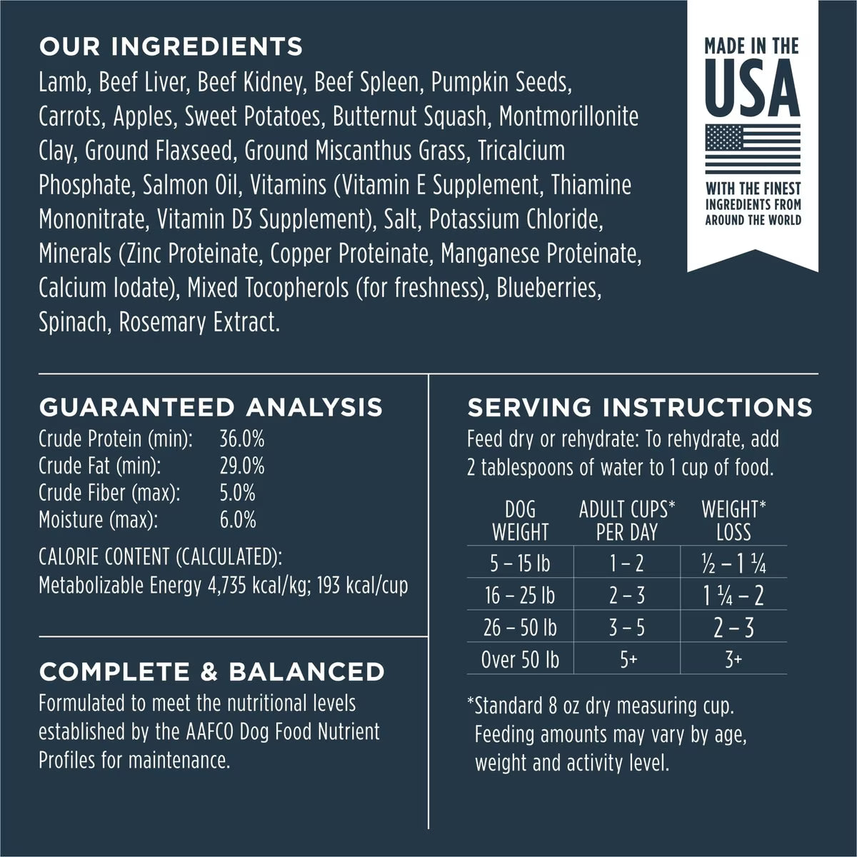 Instinct FreshDried Bites Grass-Fed Lamb Recipe Grain-Free Adult Freeze-Dried Dog Food 3 oz