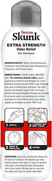 TropiClean Skunk Odor 20oz