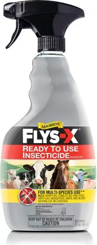 Absorbine Flys-X Ready To Use Horse & Livestock Insecticide, 32-fl oz