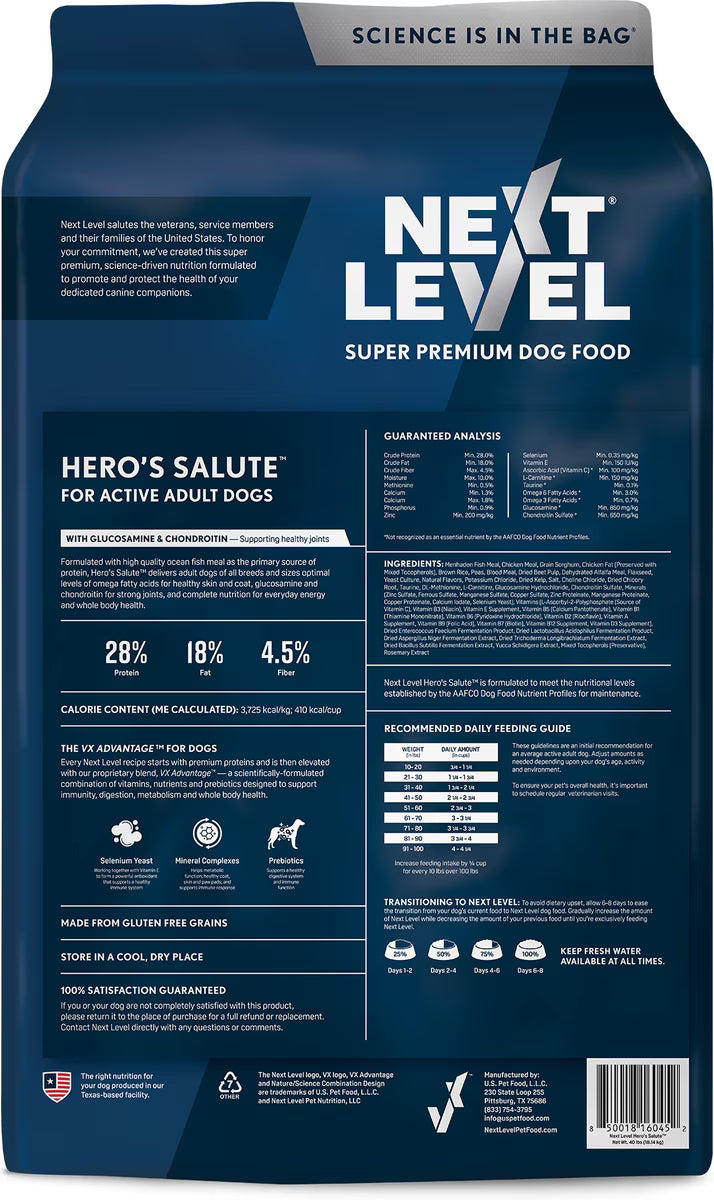 Next Level Heros salute 40 lb