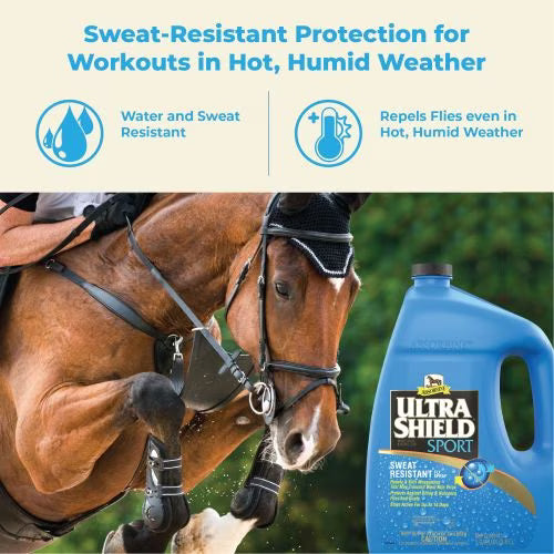 Absorbine Ultrashield Sport Insecticide & Repellent Horse Spray Refill 1 gallon