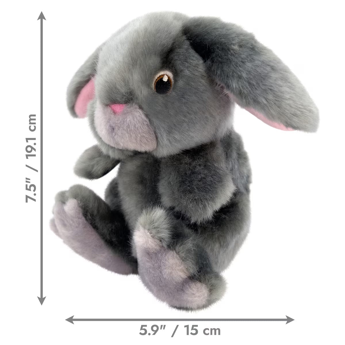 Kong Toughz Bunny Plush Dog Toy Medium