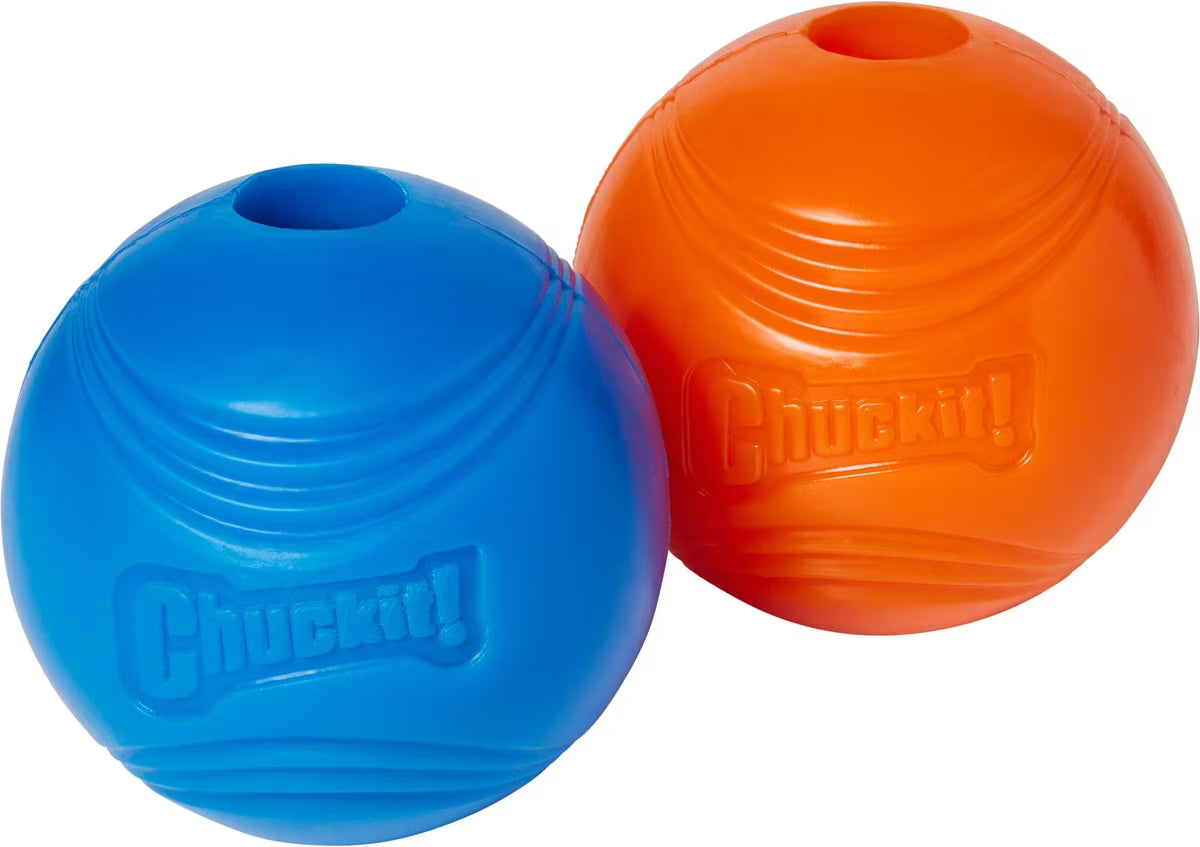 Chuckit! Strato Ball Dog Toy Medium 2pk