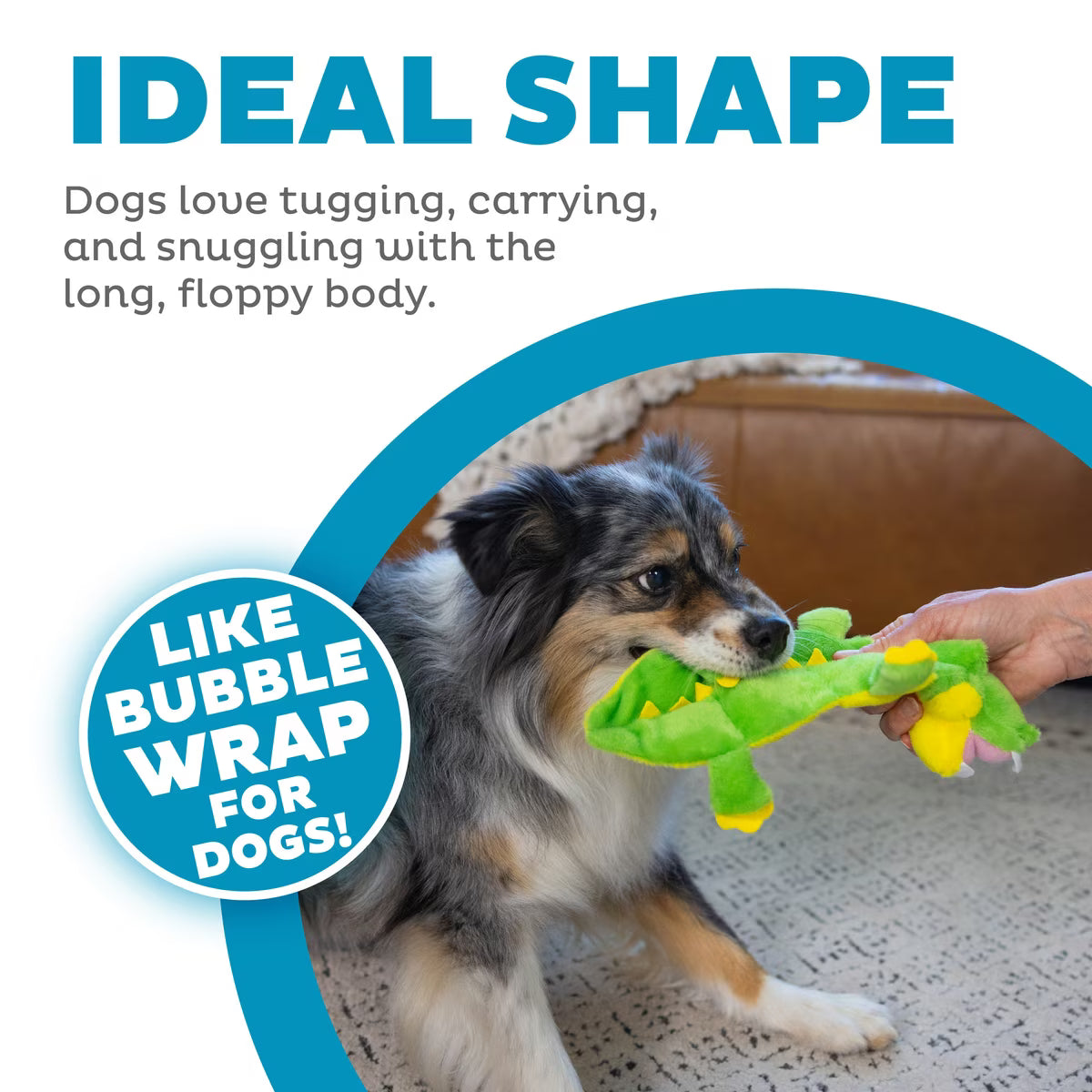KYJ TOY SQUEAKER MINI GATOR