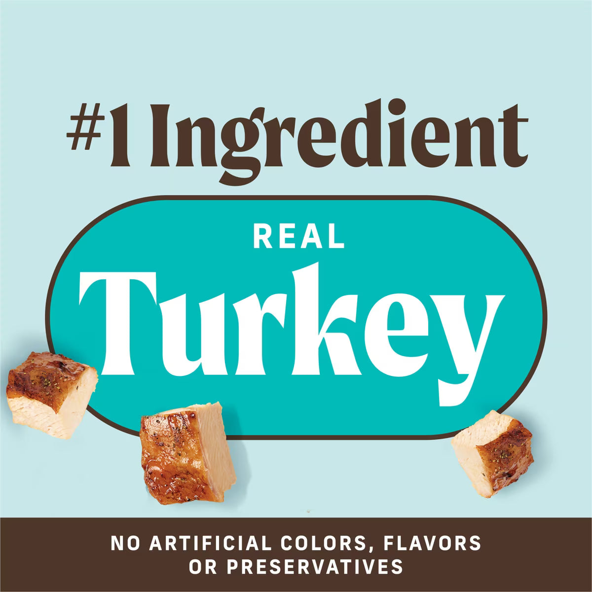 Merrick Power Bites Turducken Recipe Grain-Free Soft & Chewy Dog Treats 6oz