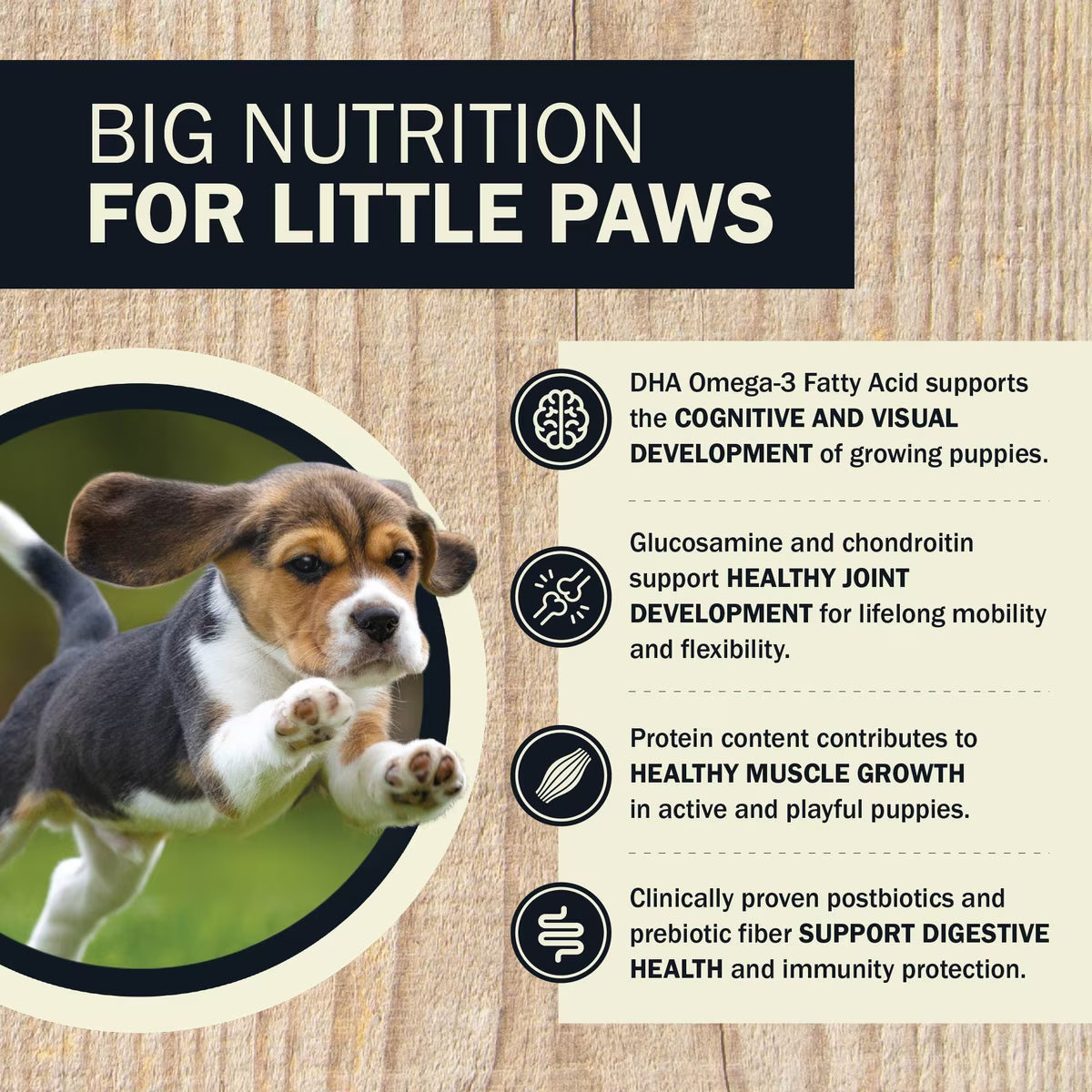 Redbarn Powerfood Healthy Puppy Beef & Lamb Grain-Free Gently Air-Dried Dog Food 2.5oz