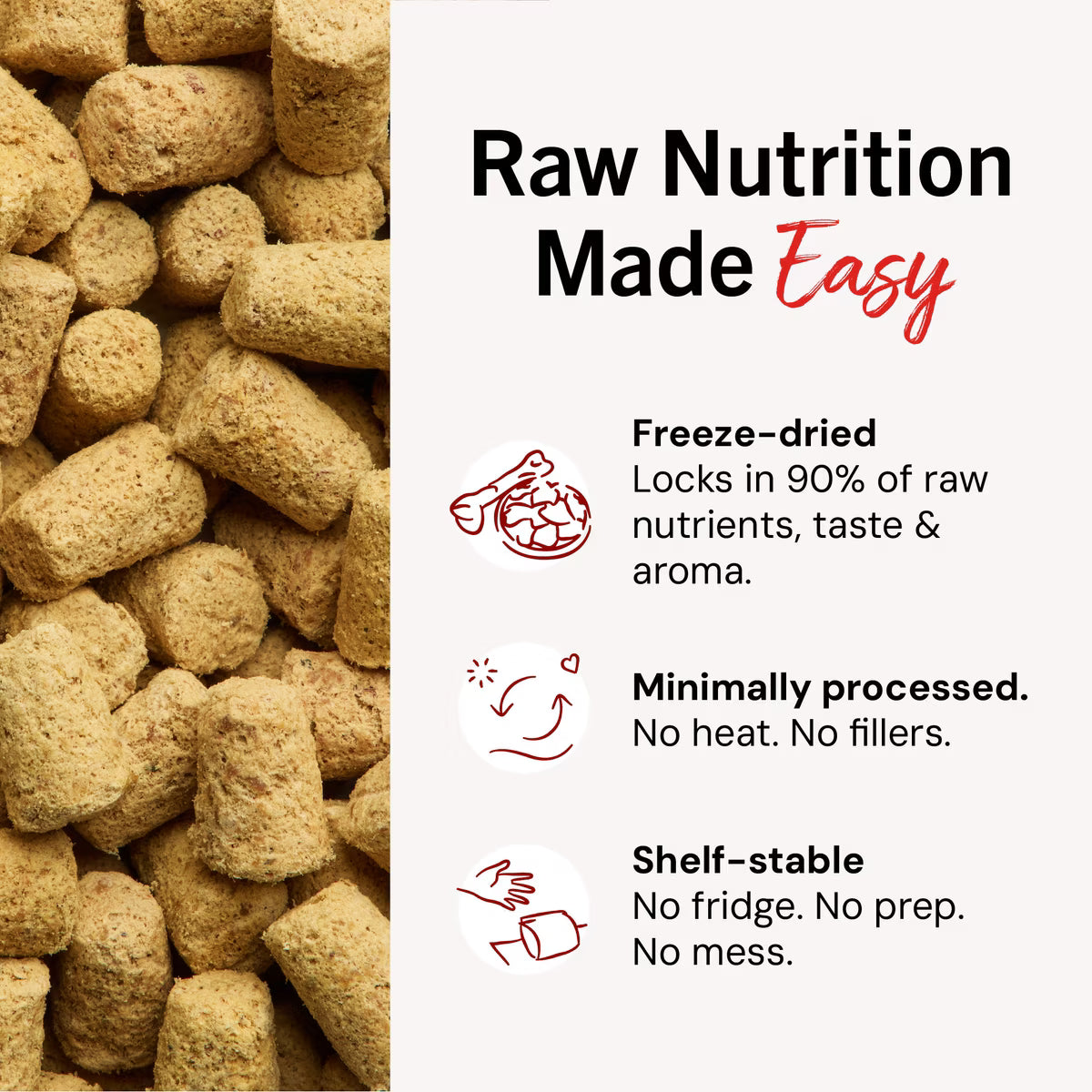 Stella & Chewy's Super Beef Meal Mixers Freeze-Dried Dog Food Topper 18oz