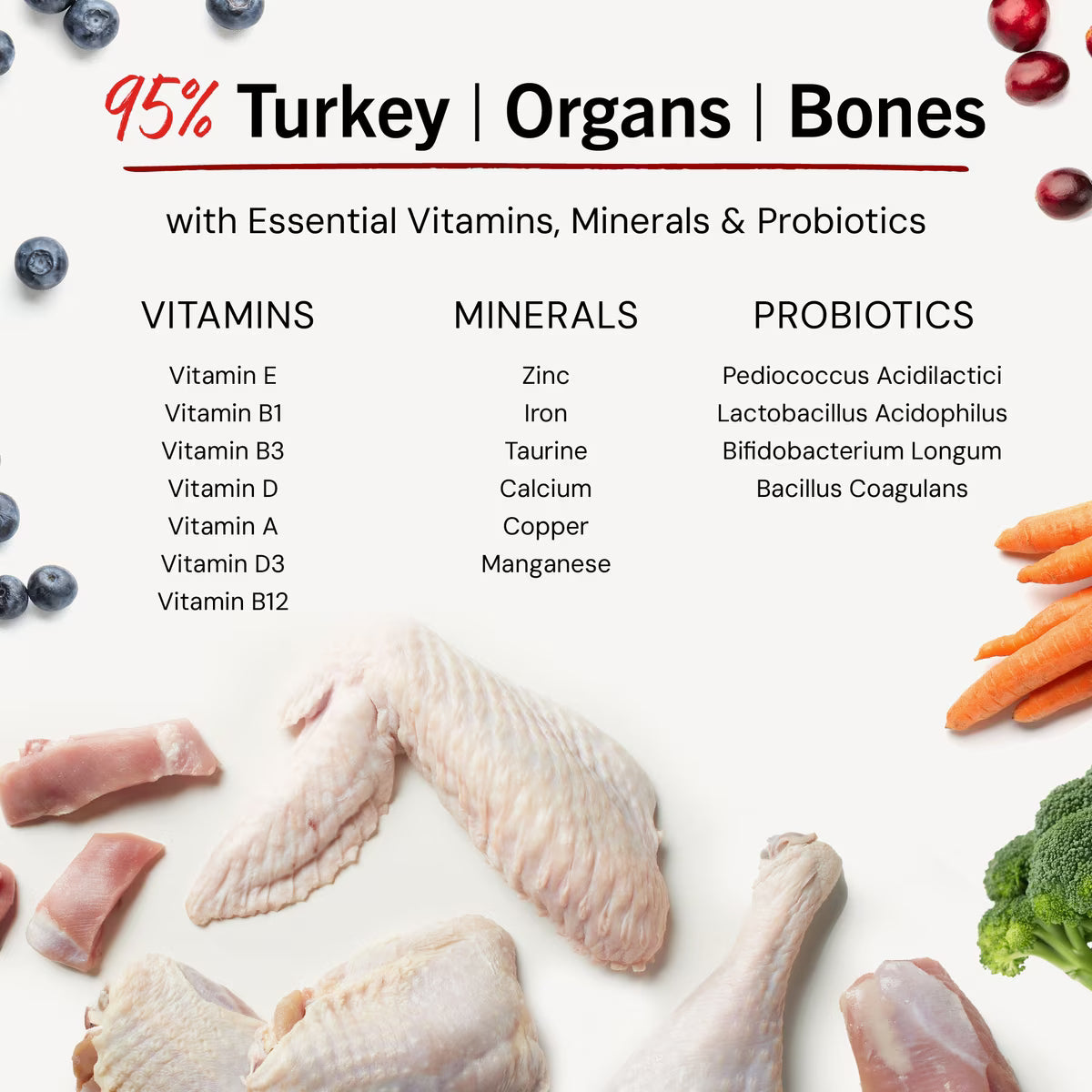 Stella & Chewy's Turkey Meal Mixers Freeze-Dried Raw Dog Food Topper 18z