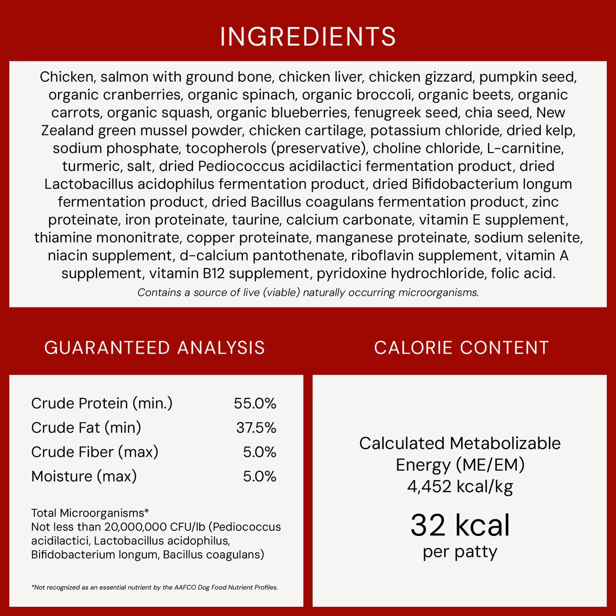 Stella & Chewy's Perfectly Puppy Chicken & Salmon Patties Freeze-Dried Dog Food 14oz