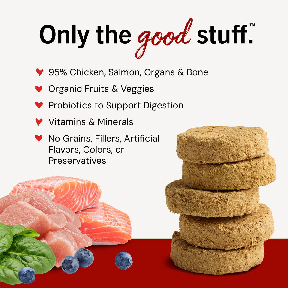 Stella & Chewy's Perfectly Puppy Chicken & Salmon Patties Freeze-Dried Dog Food 14oz