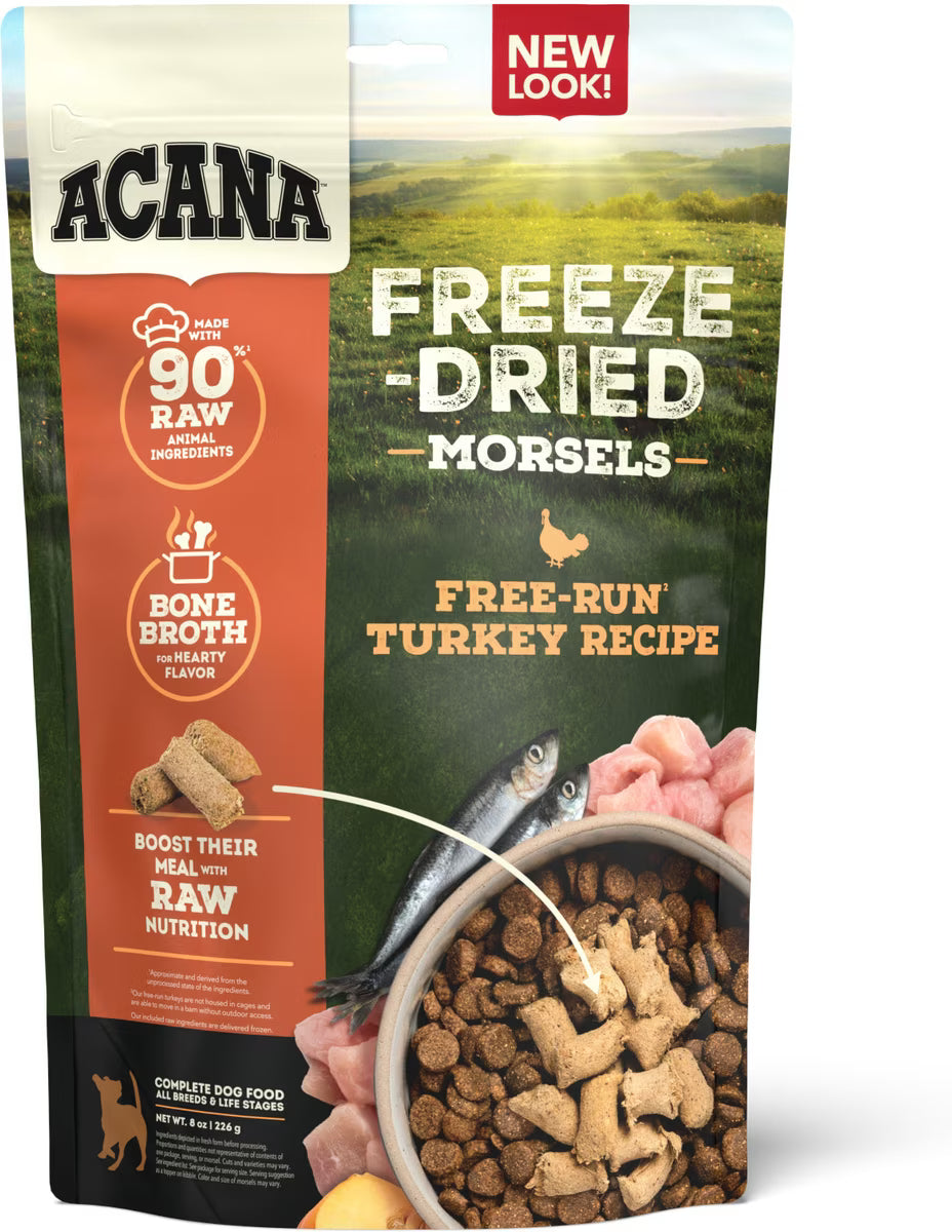 ACANA TURKEY MORSELS FD 8OZ