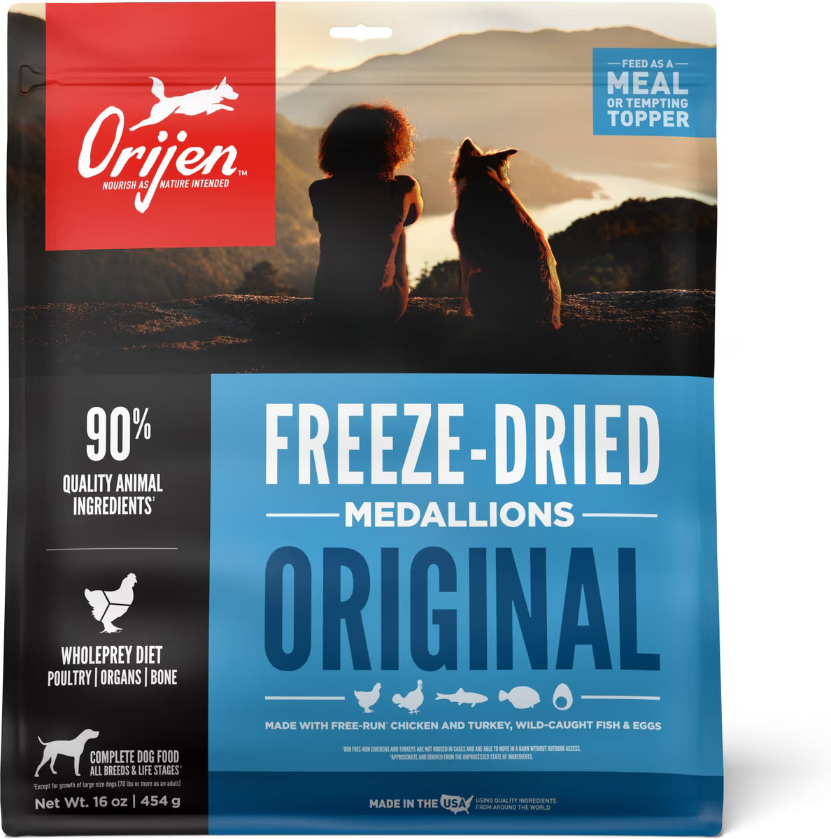 ORIGEN org FREEZE DRIED16OZ