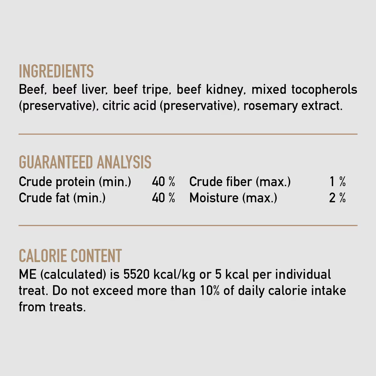 ORIGEN wp beef TREATS 3.25