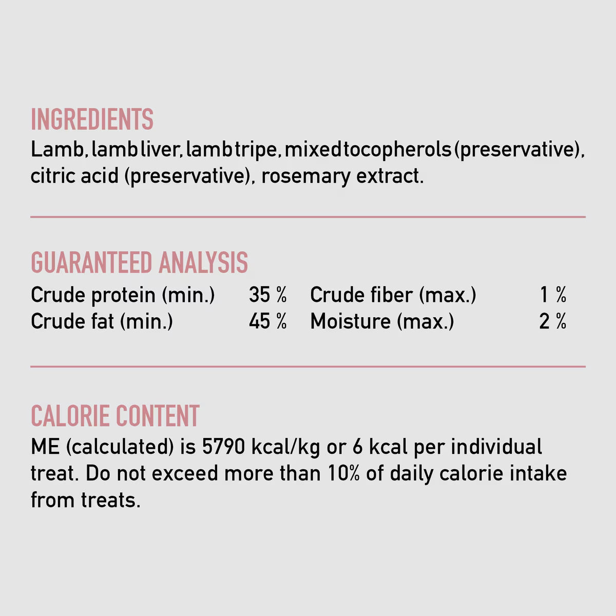 ORIGEN FD LAMB TREATS 3.25