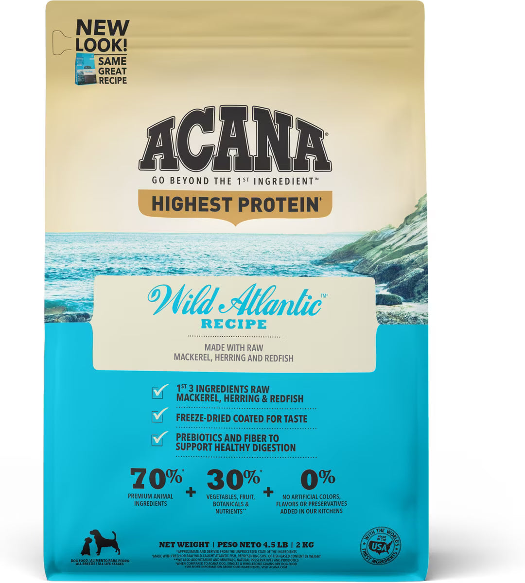 ACANA Wild Atlantic Highest Protein Grain-Free Dry Dog Food 4.5LB