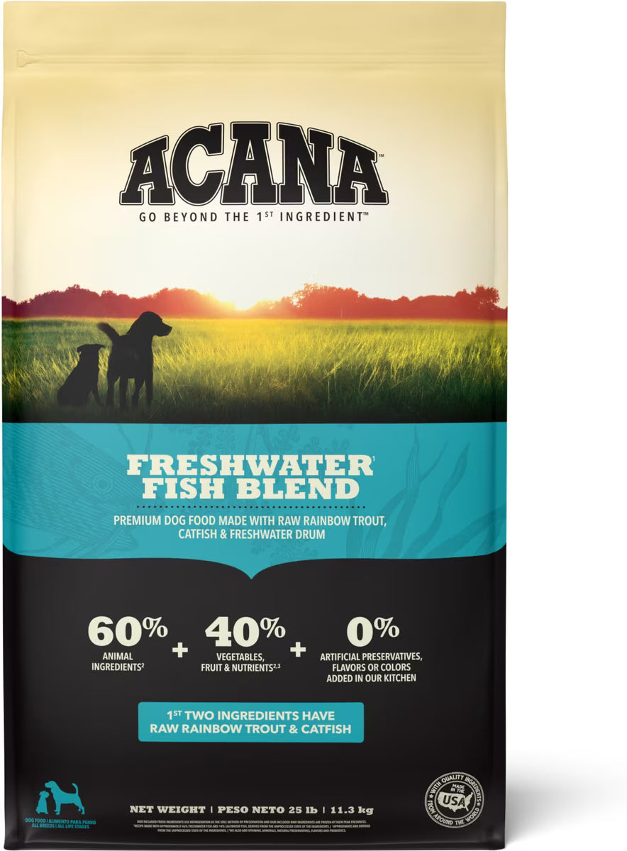 ACANA HER FRWAT FISH DOG 25LB