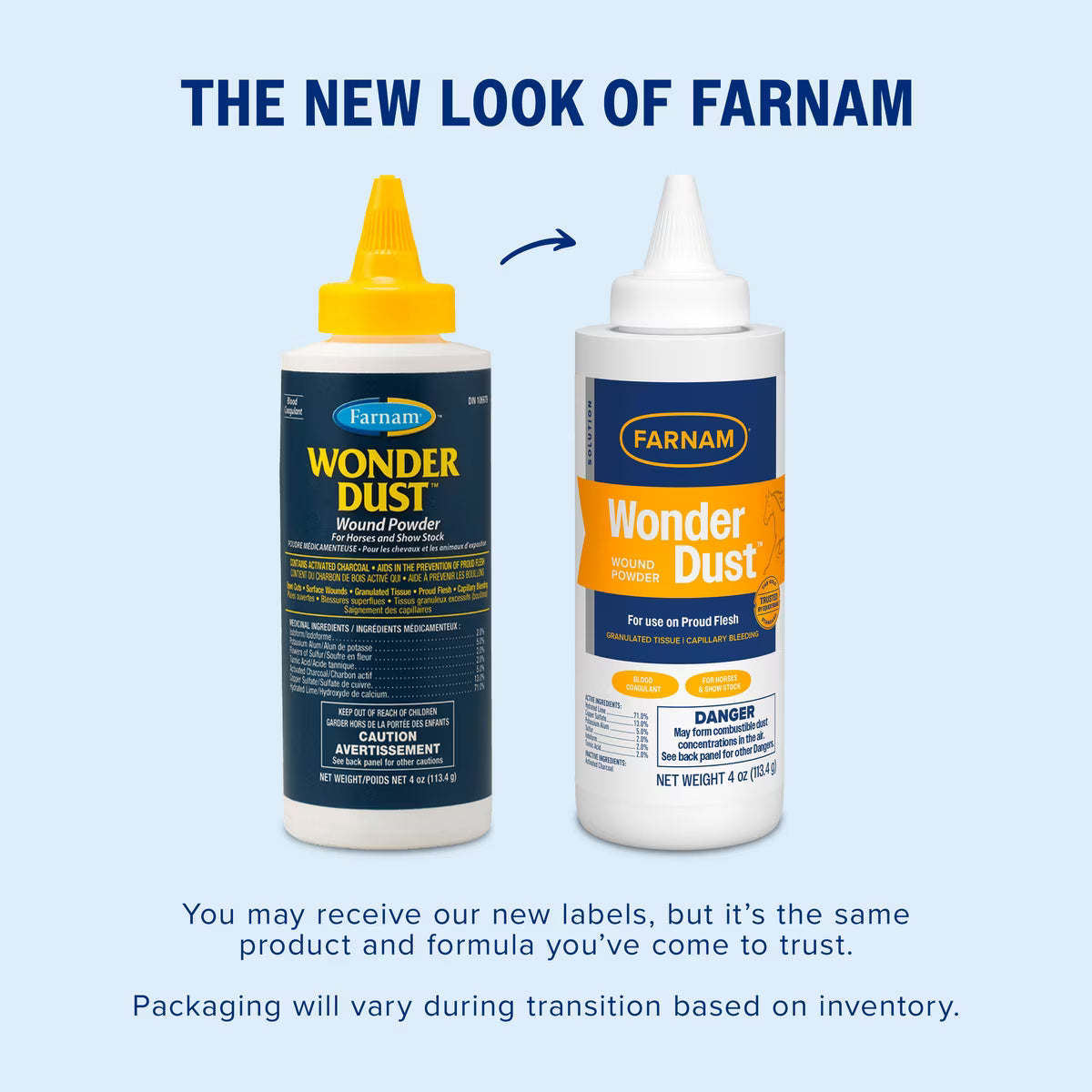 Farnam Wonder Dust Dog & Horse Wound Care Powder 4oz