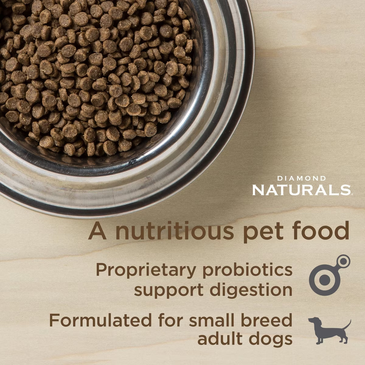 Diamond Naturals Small Breed Adult Chicken & Rice Formula Dry Dog Food 6lb