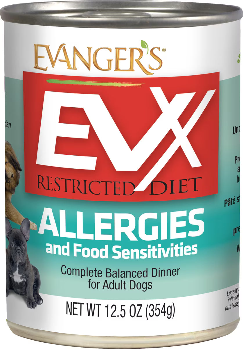 Evanger's EVX Restricted Diet Allergies & Food Sensitivities Duck Flavor 12.5oz