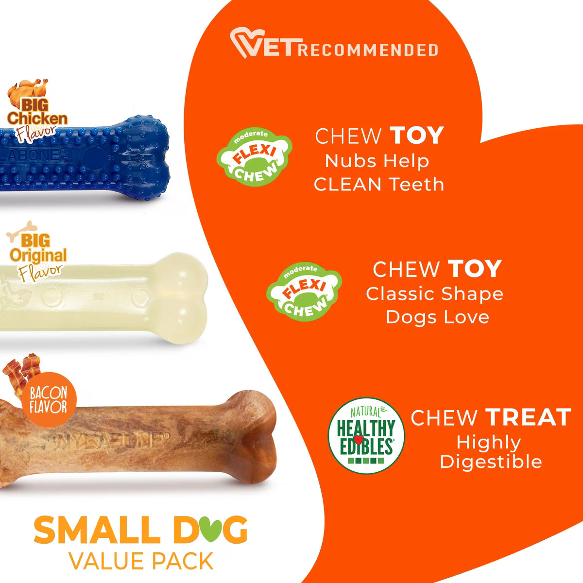 NYLABONE SML DOG VALUE PACK