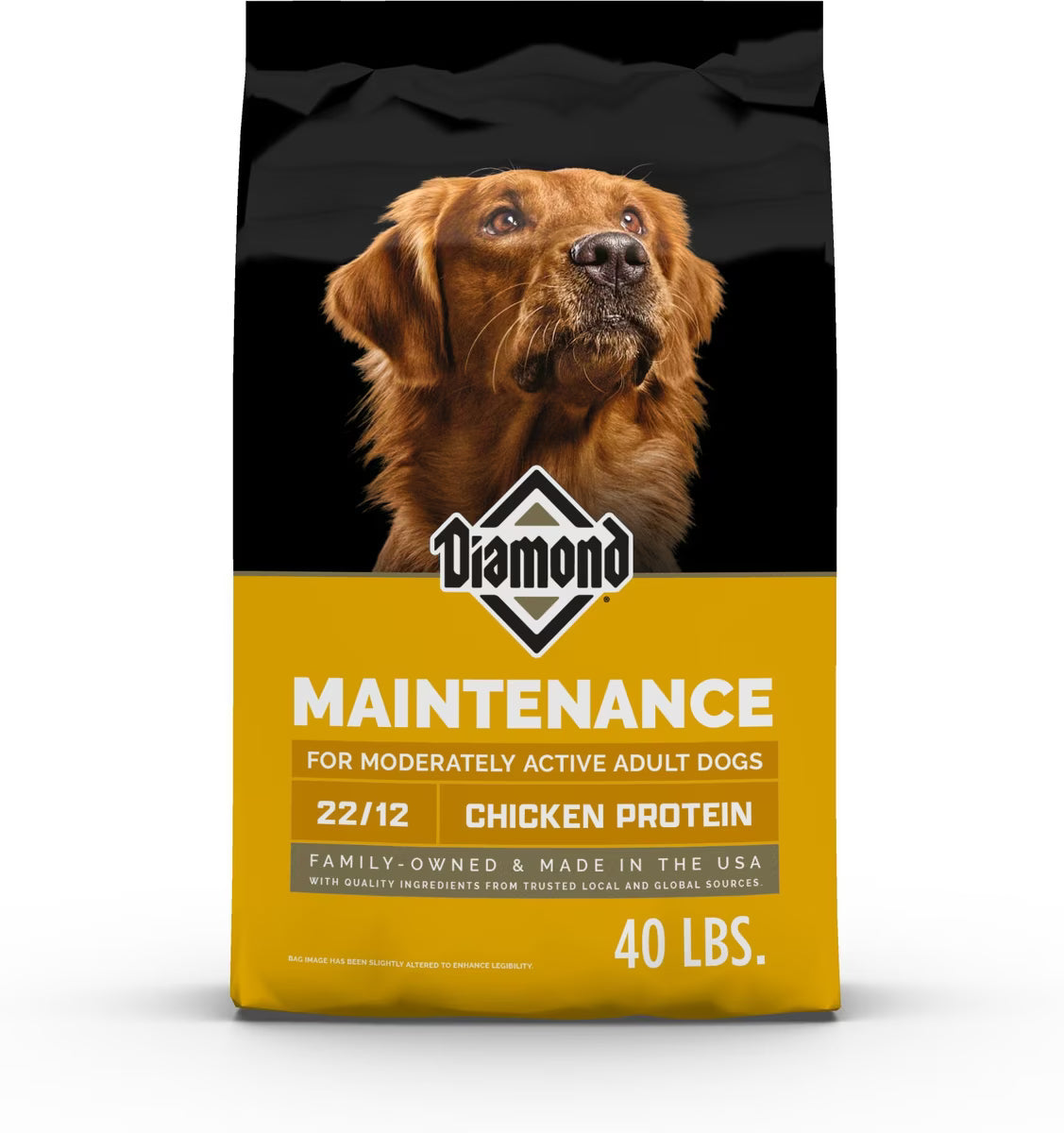 Diamond Maintenance 22/12 for Moderately Active Adult Dogs Dry Food, 40-lb bag
