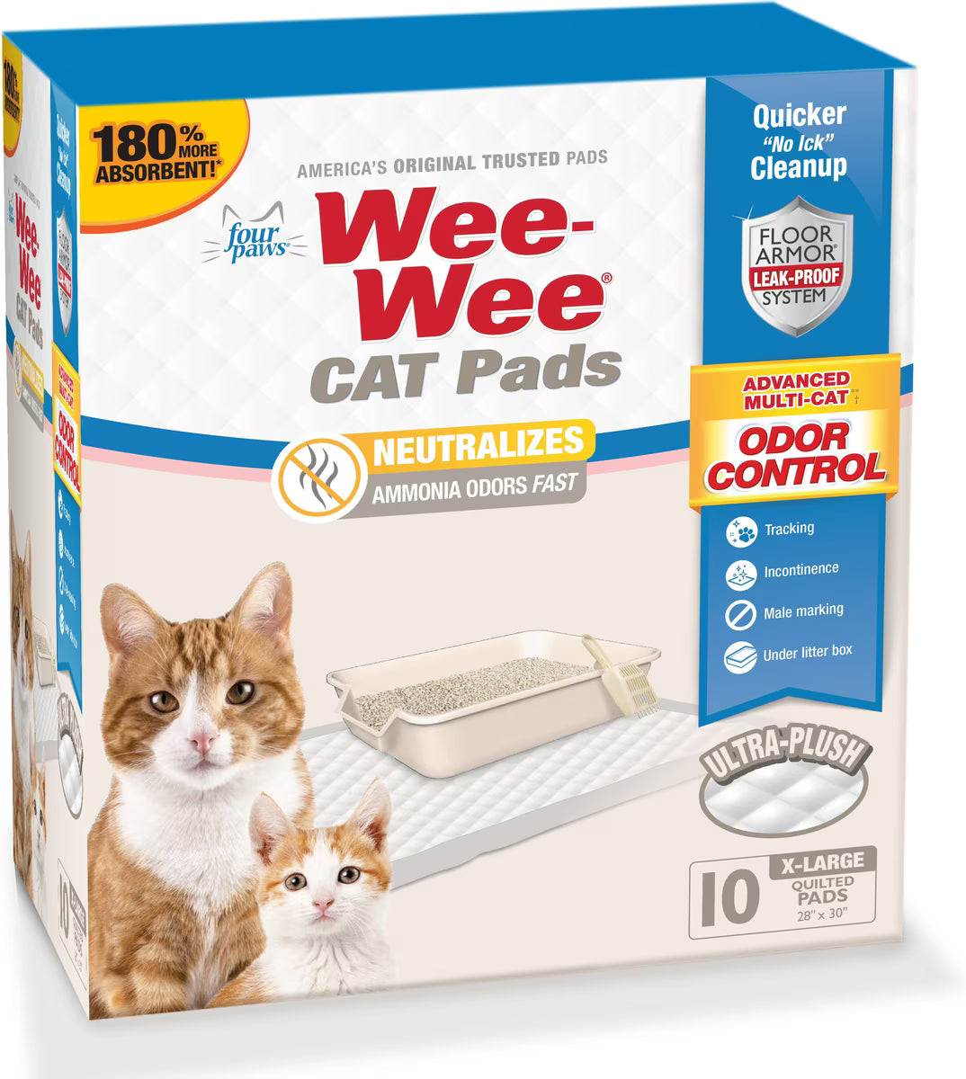 Wee-Wee Cat Pads 10ct
