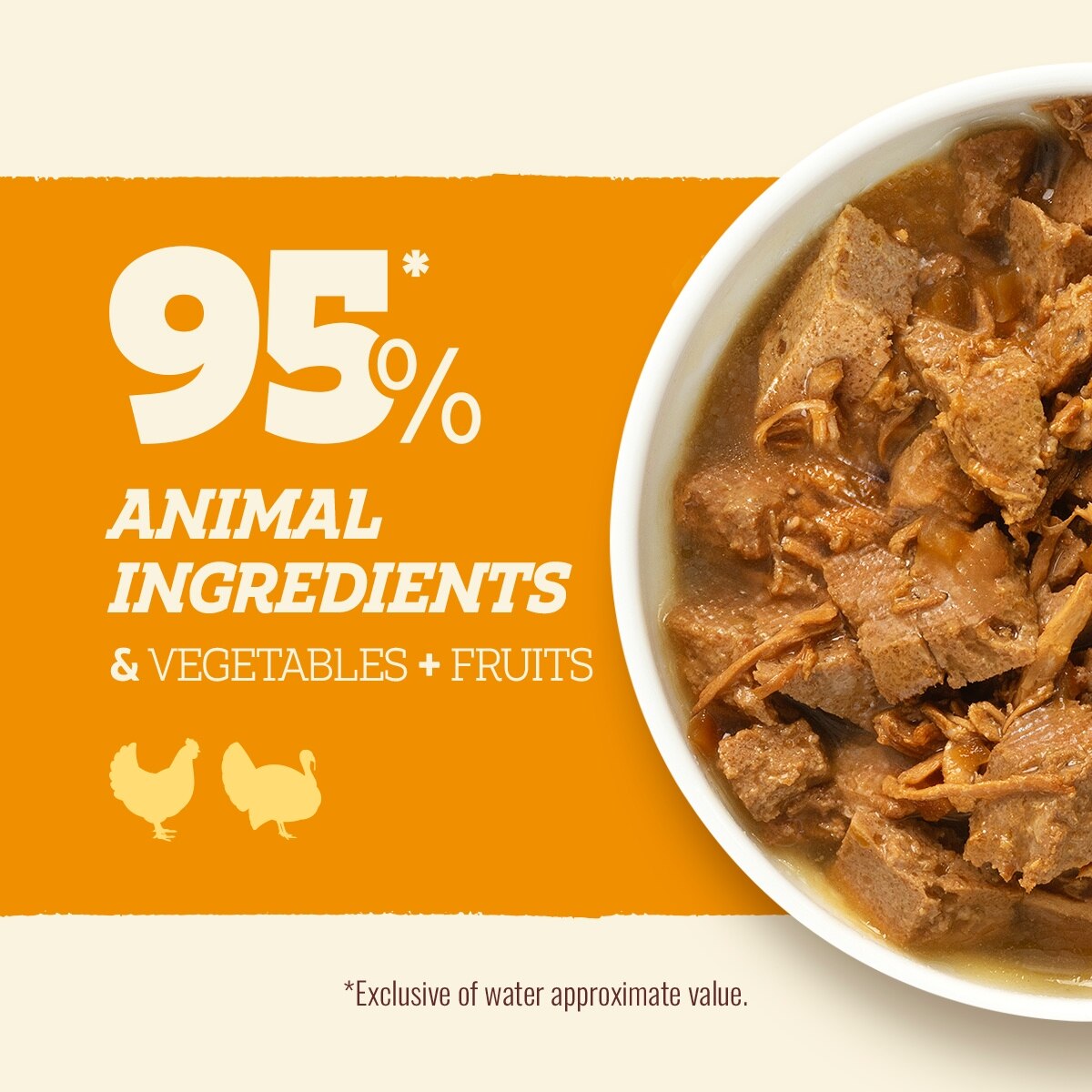 Natural Farm Adult Grain-Free 95% Animal Ingredients Chicken Recipe Canned Wet Dog Food12.8 oz