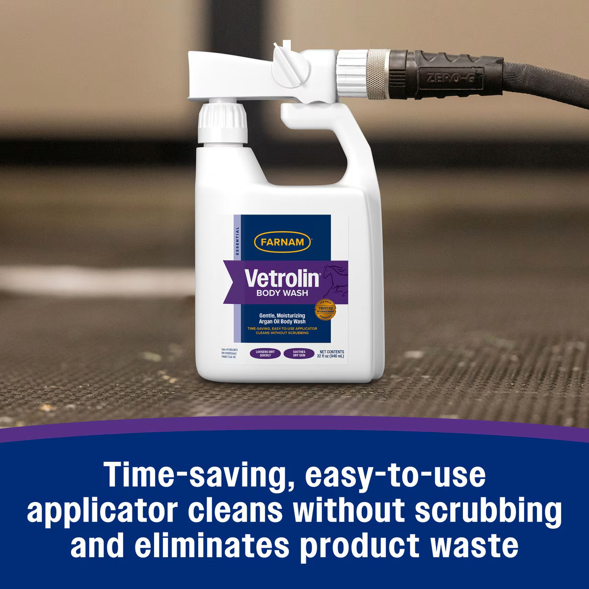 Farnam Vetrolin Gentle Moisturizing Body Wash for Horses 32oz