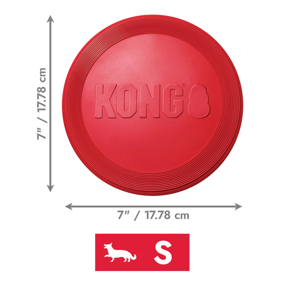 KONG FLYER TOY SML KF15