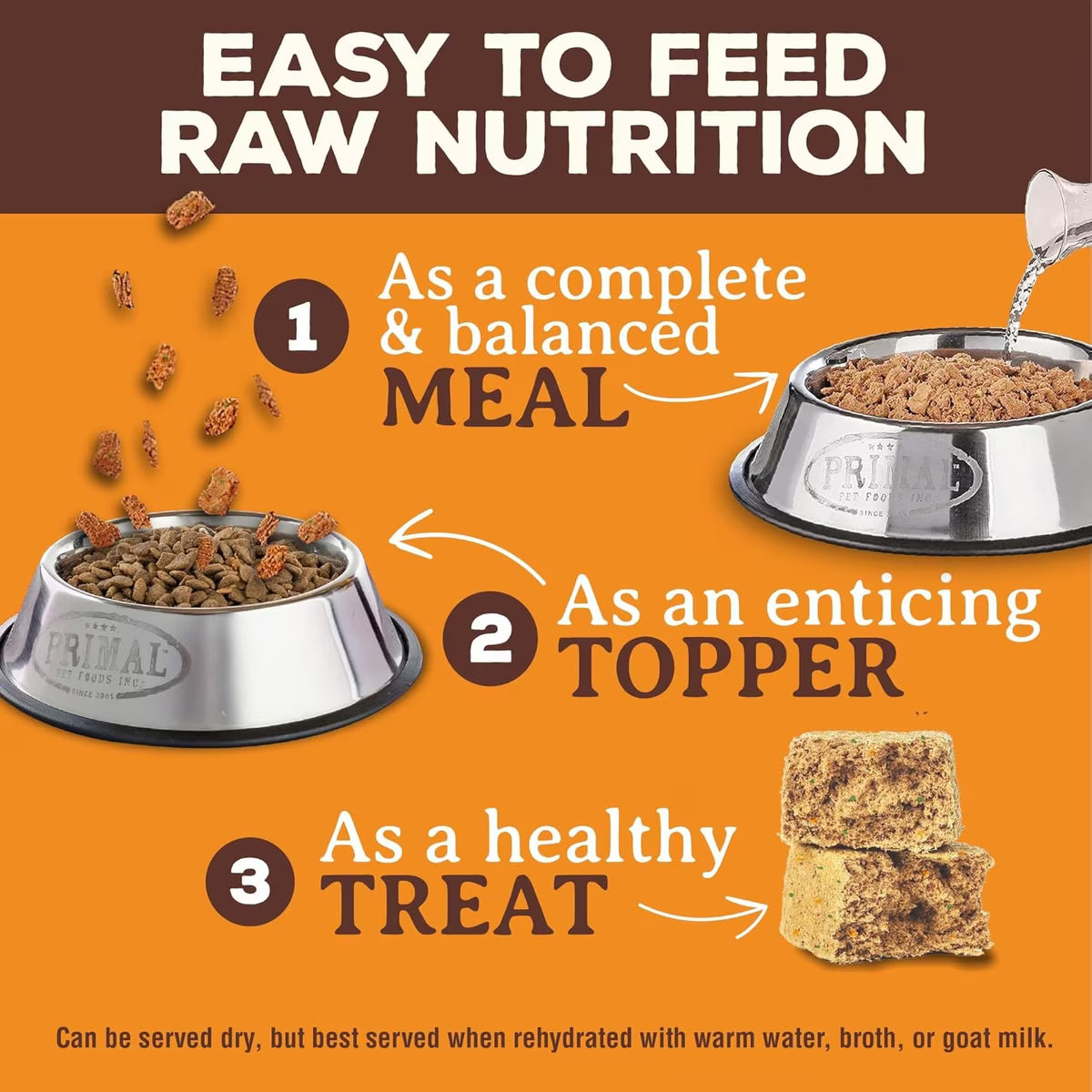 Primal Beef Formula Nuggets Grain-Free Raw Freeze-Dried Dog Food 14oz
