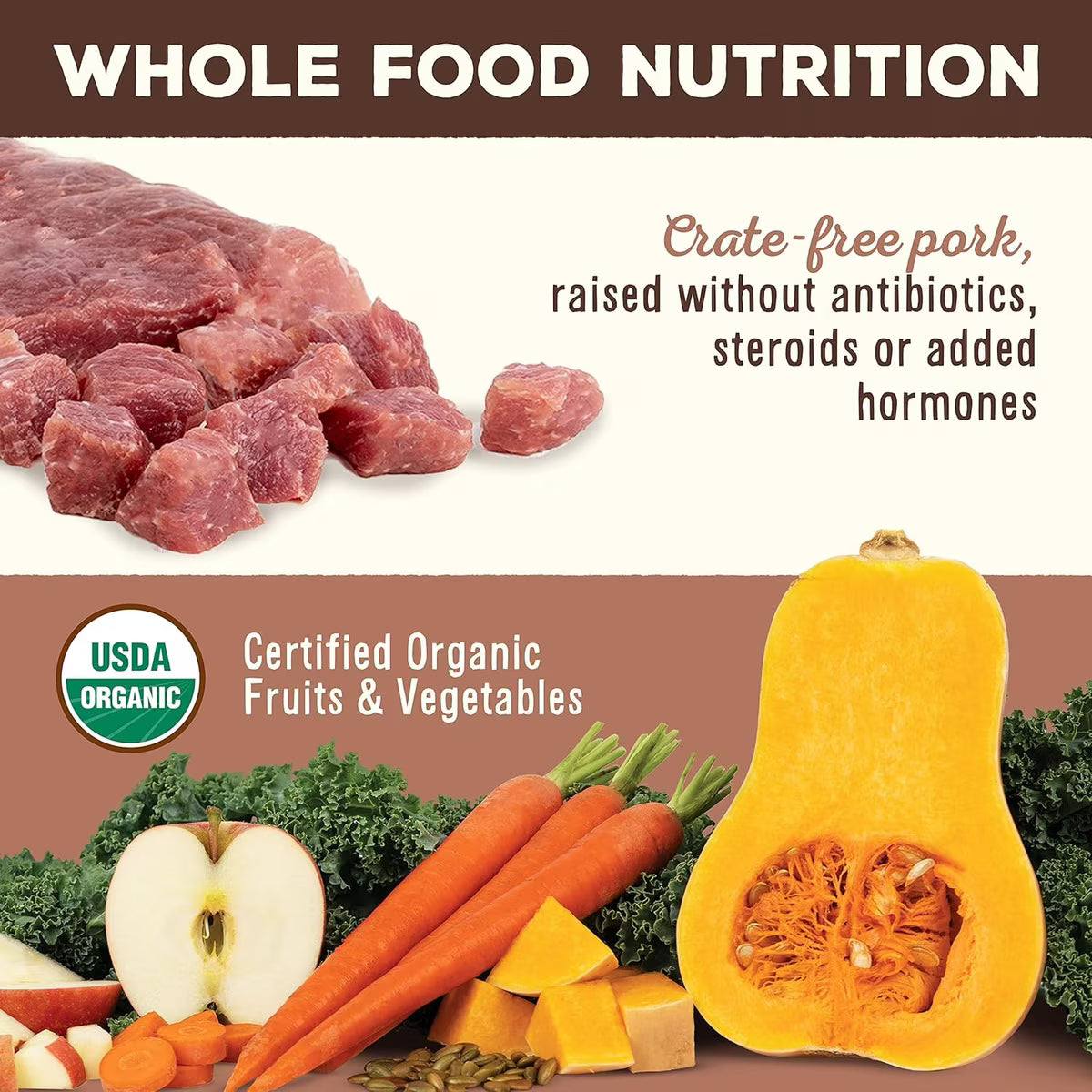 Primal Pork Formula Nuggets Grain-Free Raw Freeze-Dried Dog Food 5.5oz