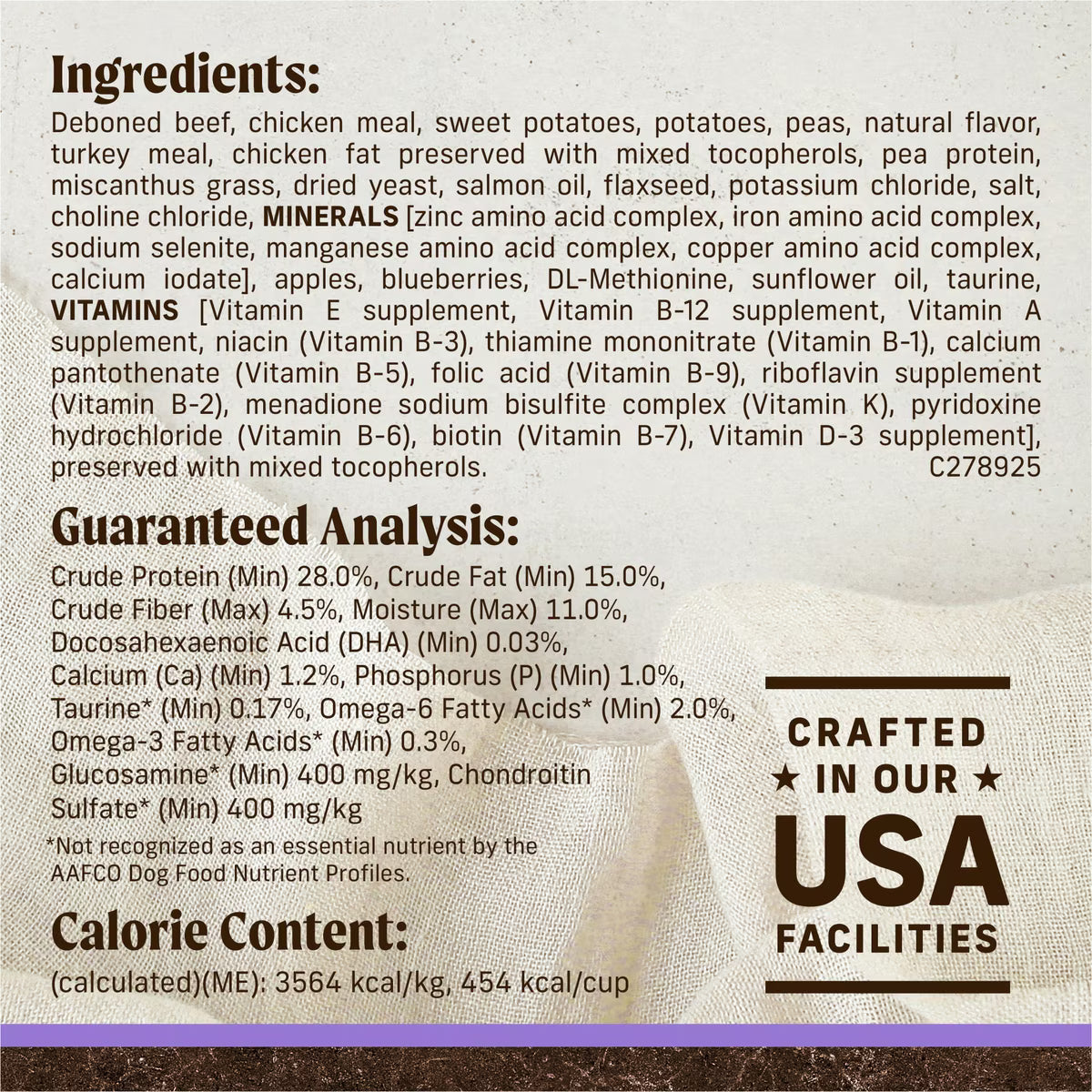 Merrick Grain-Free Dry Puppy Food Real Beef & Sweet Potato Recipe 22lb