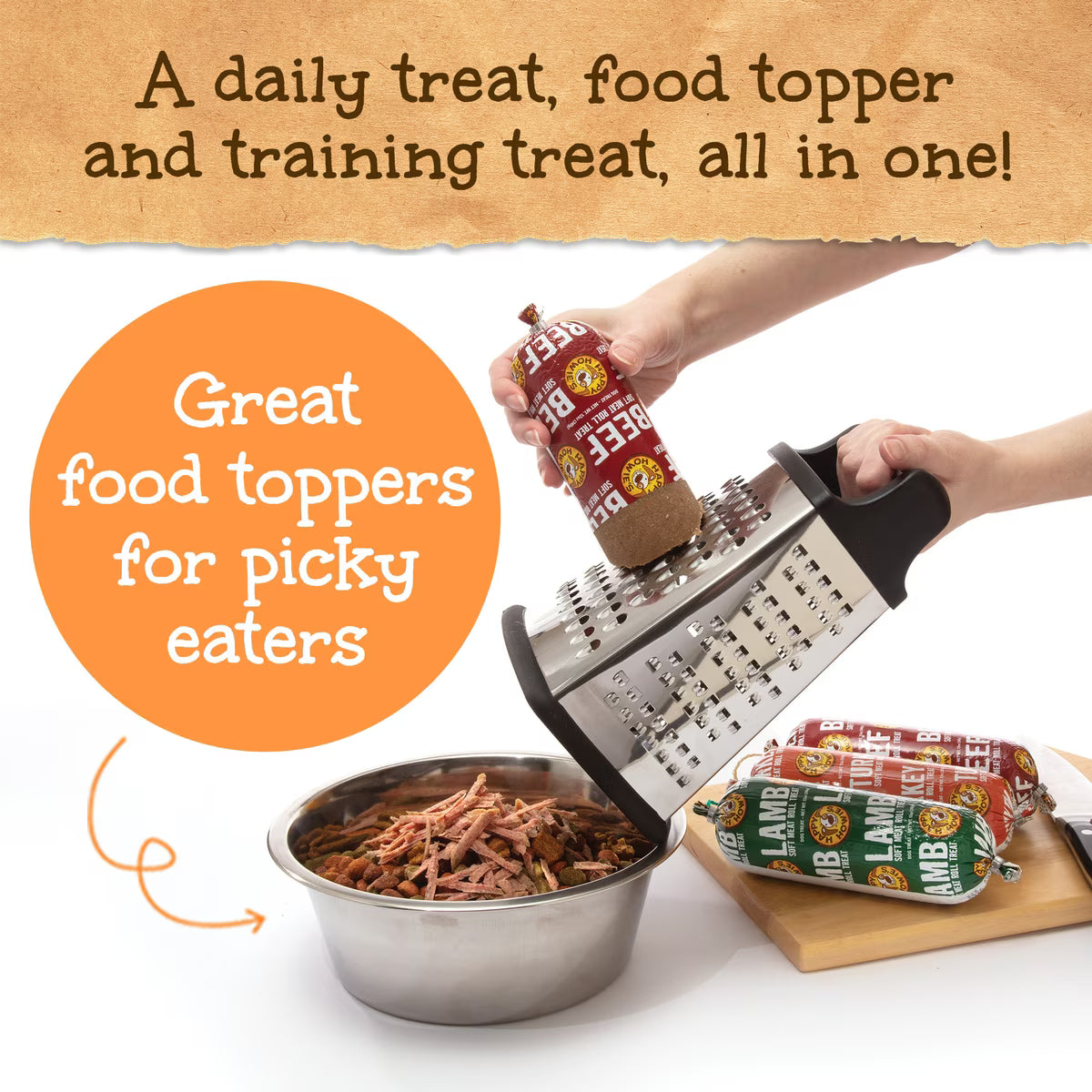 Happy Howie's Turkey Meat Soft & Chewy Dog Treats 12 oz