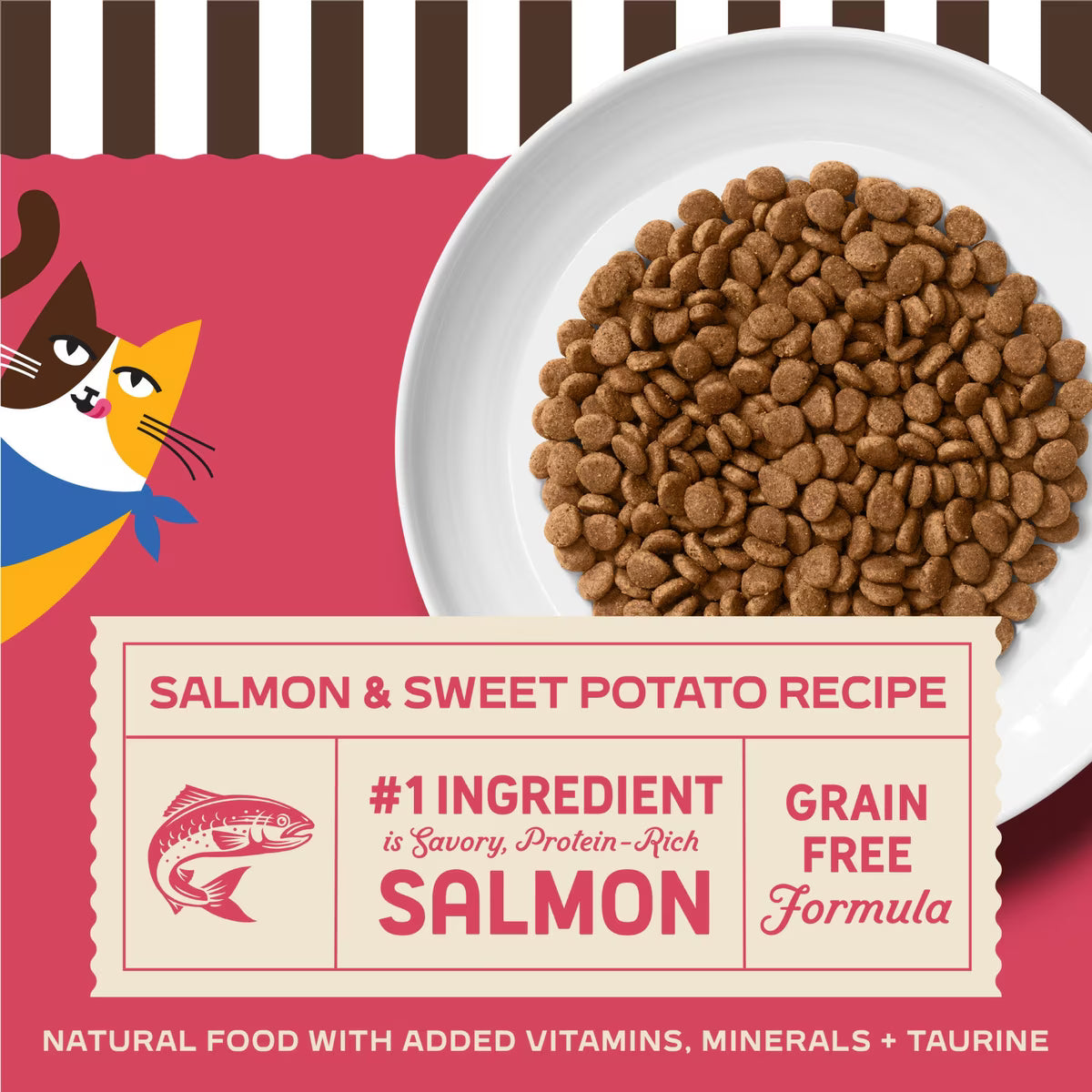 Merrick Purrfect Bistro Grain-Free Salmon & Sweet Potato Recipe Dry Cat Food 12lb
