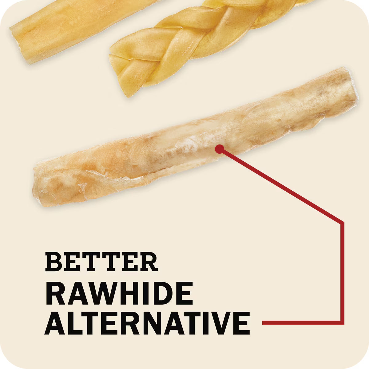 REDBARN Collagen Stick Dog Treat Lg