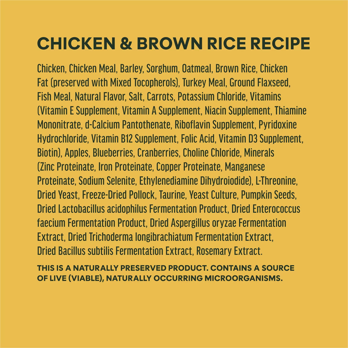 Instinct BeNatural Adult Real Chicken & Brown Rice Recipe Dry Dog Food 4.5 lbs