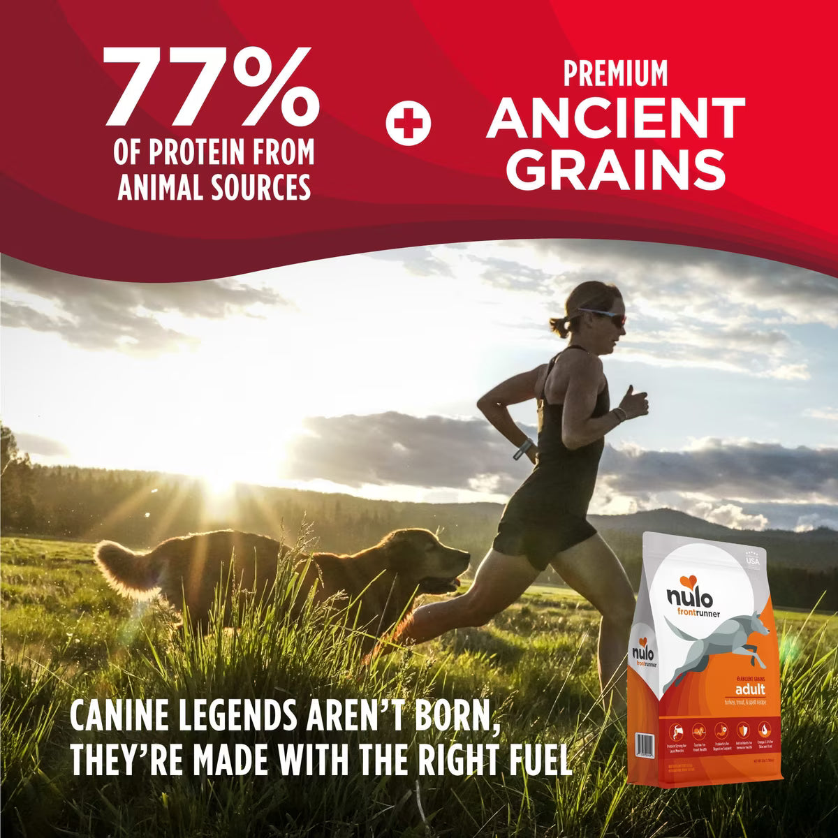 Nulo Frontrunner Ancient Grains Turkey, Trout & Spelt Recipe 3lb