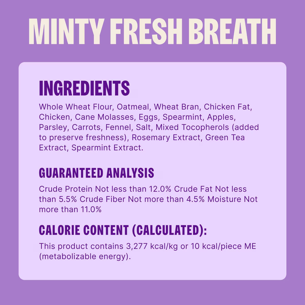 OMH MINTY BREATH BISC 20OZ