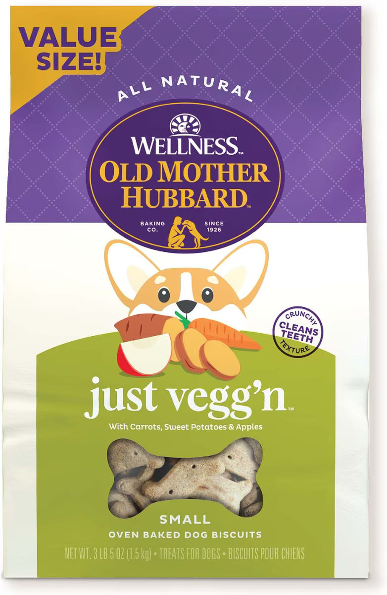 Old Mother Hubbard Classic Just Vegg'N Small Oven Baked Dog Biscuits 3.3lb