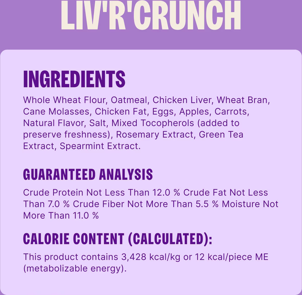 OMH LIV CRUNCH MINI 20OZ