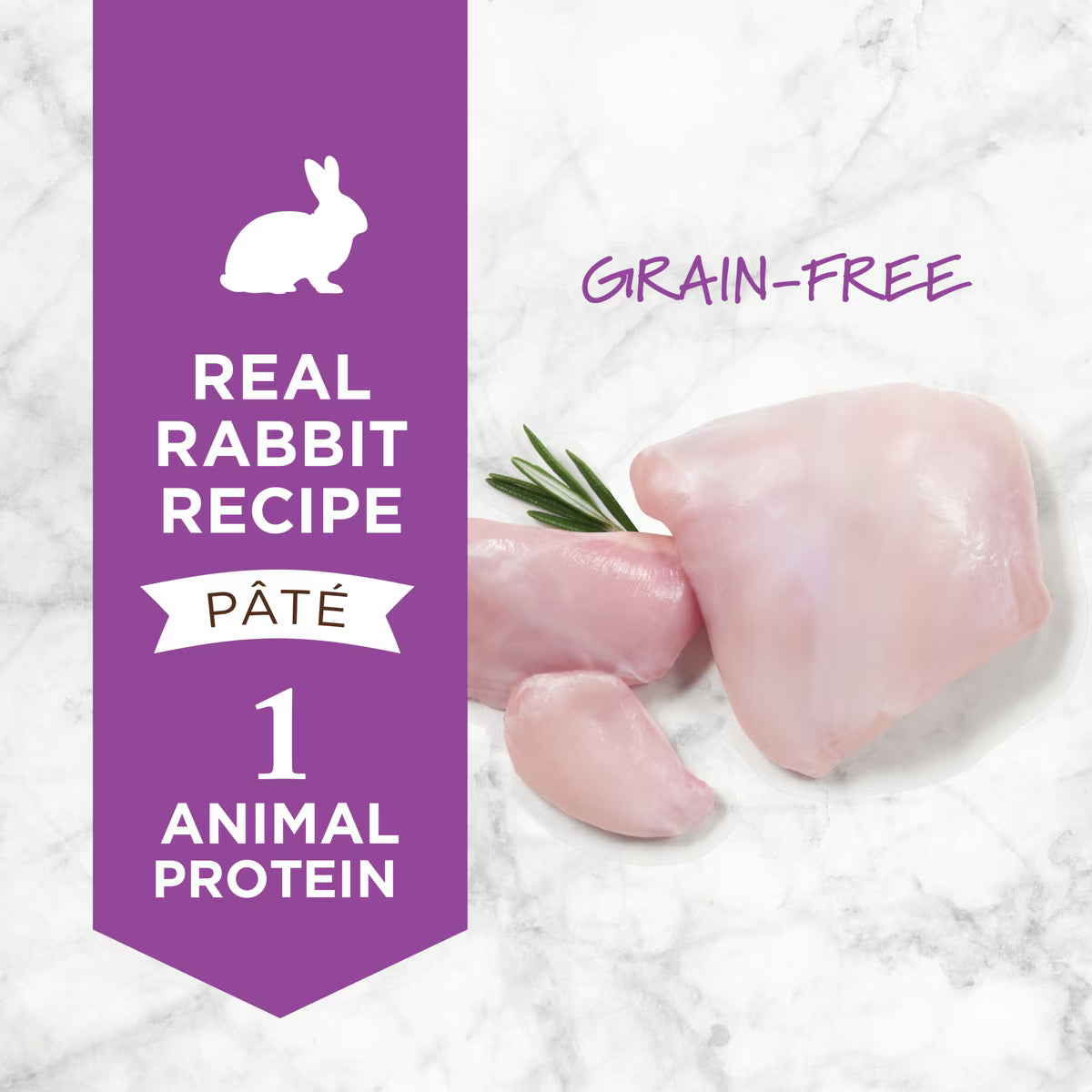 NV Instinct Limited Ingredient Diet Real Rabbit Recipe Grain-Free Pate Wet Cat Food, 5.5-oz can,