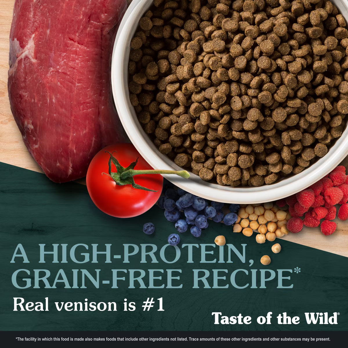 Taste of the Wild Appalachian Valley Adult Small Breed Grain-Free Recipe with Venison & Garbanzo Beans Dry Dog Food 14lb
