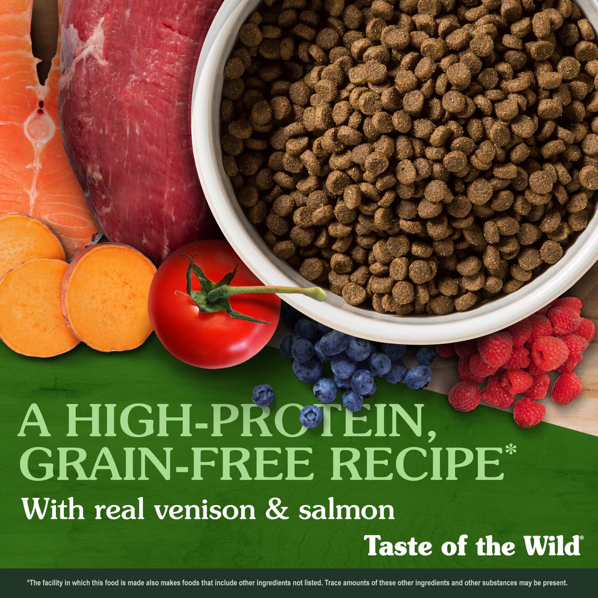 Taste Of The Wild Rocky Mountain All Life Stages Grain-Free Roasted Venison & Smoked Flavored Salmon Recipe Dry Cat Food 14lb